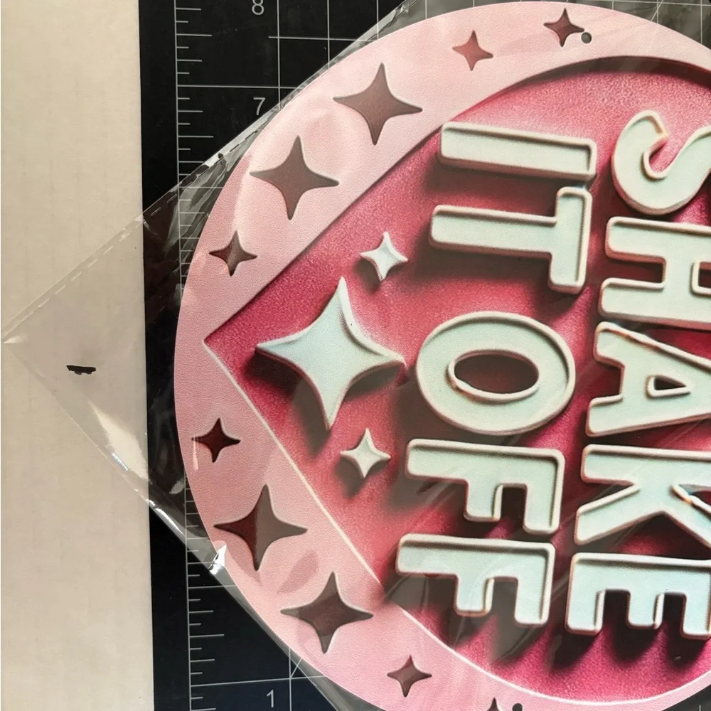 Pink and White Heart Party Decoration with Stars Shake it Off
